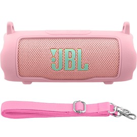 Baval Silicone Case Compatible with JBL Flip 7/Flip 6 Portable Bluetooth Speaker(Pink Cover)