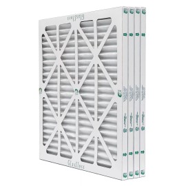 Glasfloss ZLP16201 (4 Pack) - 16" x 20" x 1" Z-Line Pleated Air Filter, MERV 10