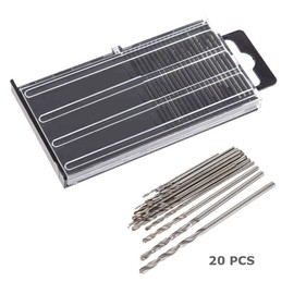 HSS Micro Drill Bits 20 piece multi pack 0.3-1.6mm