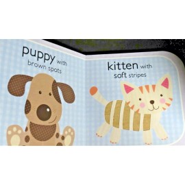 Parragon Books Animals Touch and Feel Book,NEW Little learners, Discover Puppy, kitten,Bunnies