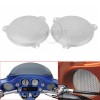 Unbranded Chrome Mesh Speaker Grills Cover For Harley Touring Electra