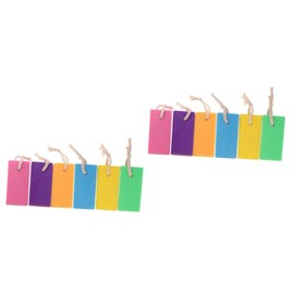 Ipetboom 2sets Exfoliator Pumice Stone Foot Scraper Dead Skin Remover for Men Women 6pcs*2 Random Color