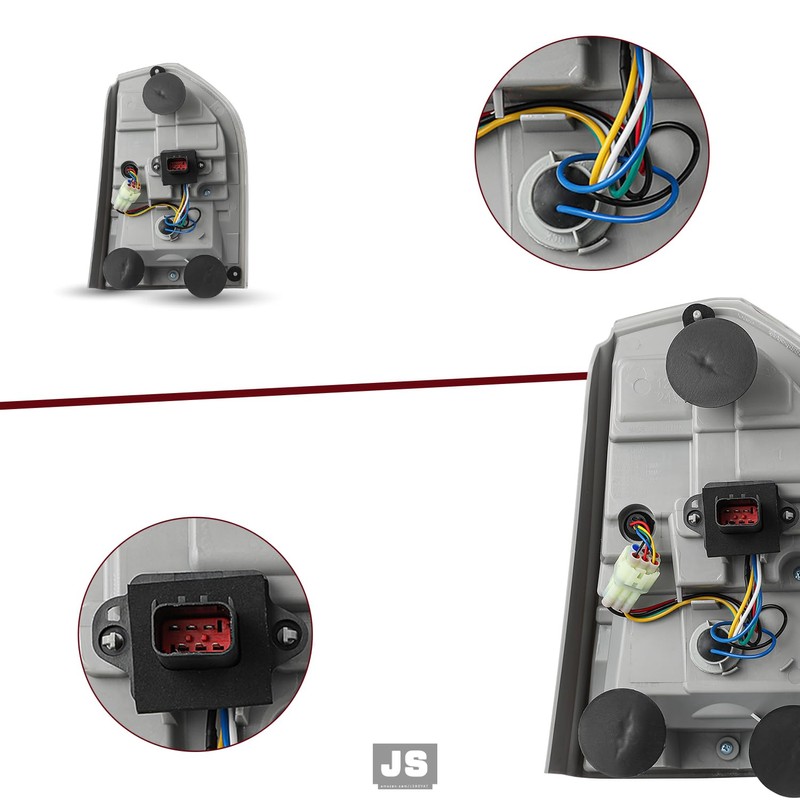 JSBOYAT Tail Light Compatible with 2011-2014 Chrysler 300 with Chrome