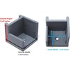 JSP Manufacturing Right Hand Hinge Pontoon Door Stop 2 Pack