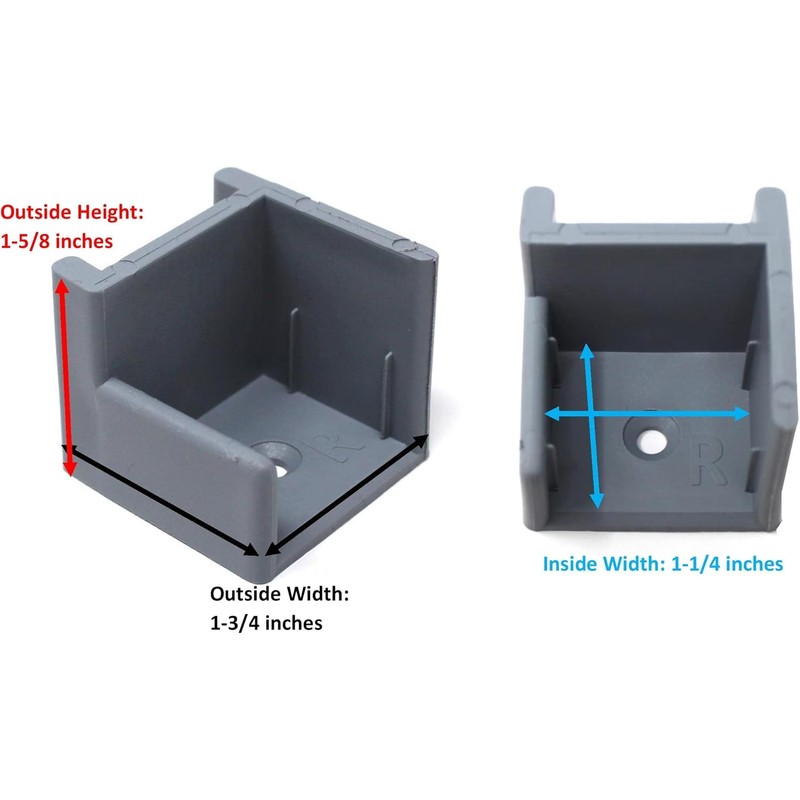JSP Manufacturing Right Hand Hinge Pontoon Door Stop 2 Pack