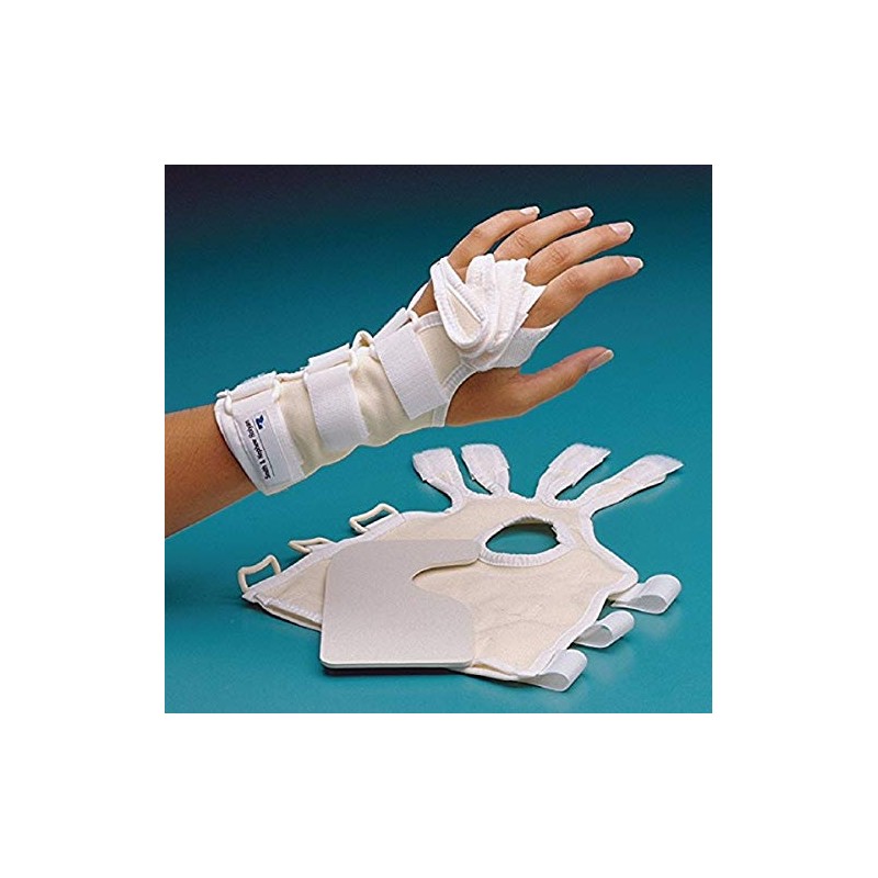 Rolyan Adjustable Ulnar Deviation Splint, Small, Right, Ulnar-Toradial Pull, Wrist
