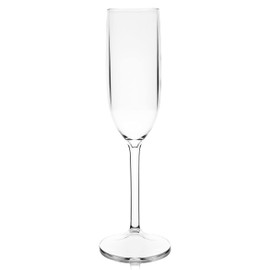CORK GENIUS Unbreakable Champagne Glasses, Shatterproof and BPA-Free Tritan Plastic, Scratch-Resistant Champagne Flutes, Dishwasher Safe, 4 Pack