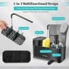 Dual Soap Dispenser Set for Kitchen Sink - 5-in-1 Organizer
