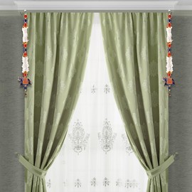 Set of 2 Artificial White Flower Garland String with Elephants Wall Hanging for Home Door Wall Temple for Indian Wedding Festival Home Door Wall Decor Festivities(Size:- 22 Inches / 1.75 Feet's)