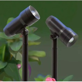 SmartYard OutdoorLED Solar Spotlight 2 Pack 60 Lumens 922370 NEW