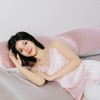 GENKINU Silk Pillowcase One Side 100% Silk Pillow Cover, Washable,