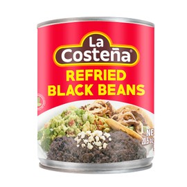 La Costeña Refried Black Beans, 20.5 Ounce Can (Pack of 6)