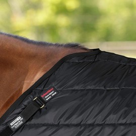 Schneiders Adjusta-Fit Cutback Shoulder Relief Nylon Blanket Liner | Breathable & Rub-Free Fit | Lightweight 180g | Color Black | Size 86