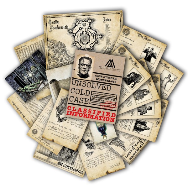 Halloween Unsolved Cold Case File – “Find Frankenstein’s Brain” |