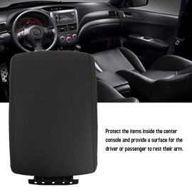 Shkalacar Auto Center Console Lid Replacement for Subaru Impreza WRX GT 2009-2014, 92114FG000JC, Leather Car Center Console Cover Replacement