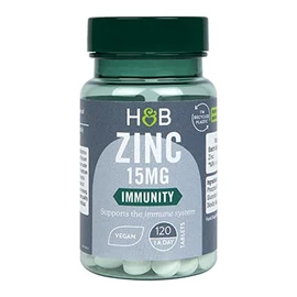 Holland & Barrett Zinc 15mg - Supports The Immune System - 120 Tablets