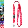Neck Strap with Metal Clip for Card Holder 1 Circles