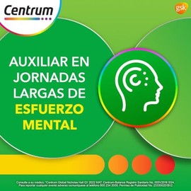 Centrum Multivitamínico Balance com Magnesio, Vitamina C, Hierro, Potasio y Zinc, 100 Tabletas