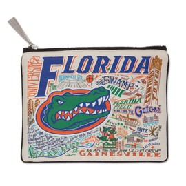 Catstudio Collegiate Zipper Pouch, University of Florida Travel Toiletry Bag, Ideal Gift for Alumni, Makeup Bag, Dog Treat Pouch, or Travel Purse Pouch