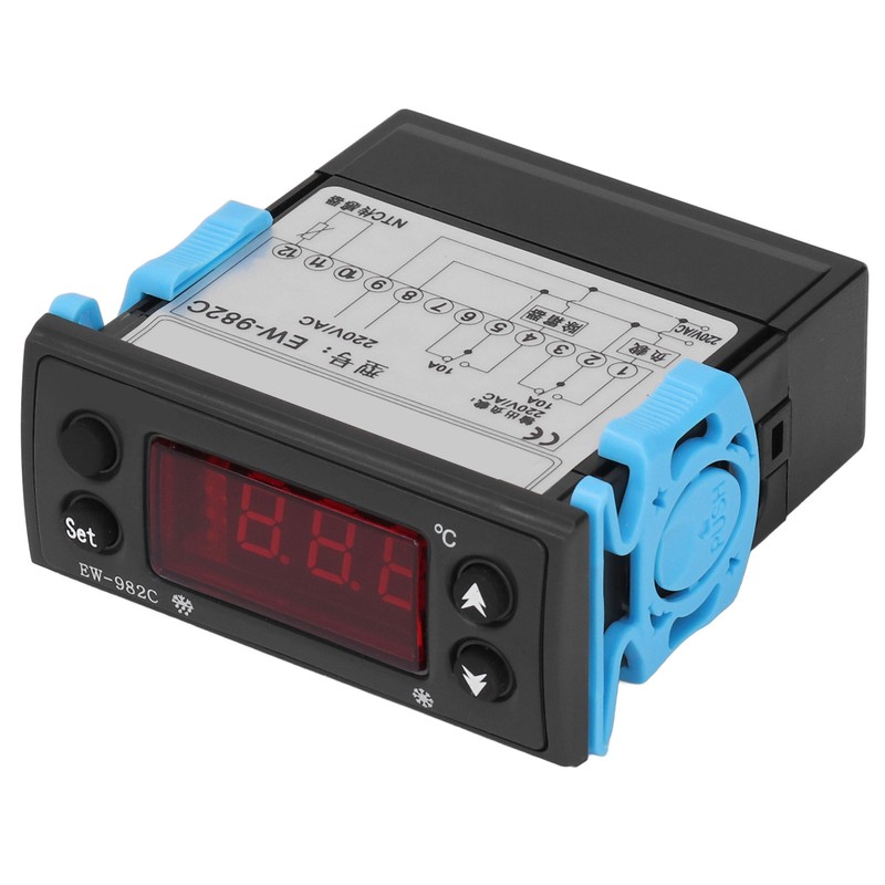Temperature Controller Defrosting Cooling Thermostat Digital Display AC for Cooler