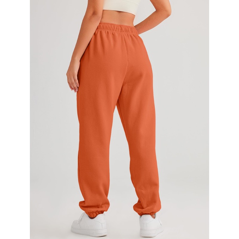 AUTOMET Womens Sweatpants Fleece Lined Fall Outfits Baggy High Waisted