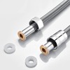 (2m) Shower Hose G1/2 Stainless Steel Density Enhanced Version, Explosion-proof,