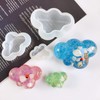 Cloud Shaped DIY Crystal Drop Glue Mold Silicone Mold Transparent