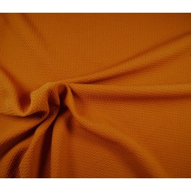 Bullet Textured Liverpool Fabric 4 Way Stretch Harvest Orange R10