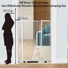 59 inch Extra Tall Cat Pet Gate Baby Gate Adjustable