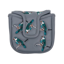 Putter Cover, PU Leather Club Head Protector, Golf Putter Headcover with Soft Velvet Inner Layer for Most Golf Putters