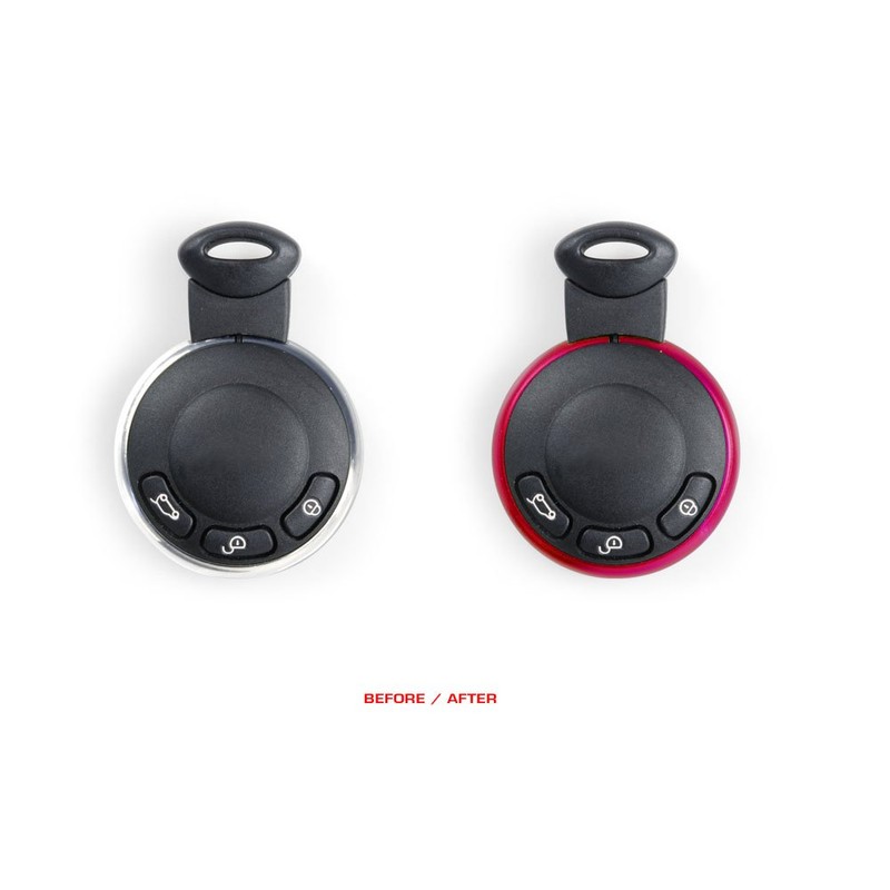 Mini keyring, flame red colour Ring for Mini ONE /