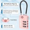 SURE LOCK TSA Compatible Travel Luggage Locks, Inspection Indicator, Easy