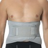 Neotech Care Adjustable Compression Back Brace Lumbar Support Belt (Grey,