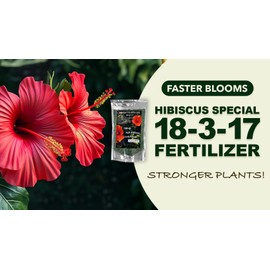 Fertilizer Commercial Grade | Tropical Flower Special 18-3-17 | Custom 90-Day Pro-Mix Blend for Green Foliage, Buds & Blooms | Balanced NPK Formula for Tropical & Flowering Plants | Year-Round Use