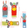 Baby Rattle Toys - 4Pcs Foot Finder and Sock Wrist