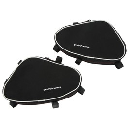 Akozon Motorcycle Frame Crash Bar Bag, 2 Pieces Waterproof Repair Tool Placement Package for V-Strom DL650 DL1000