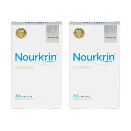 Nourkrin Radiance 30 tabs c/u Paquete 2 piezas | Tratamiento para canas y perdida de cabello ambos sexos