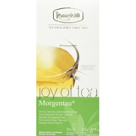 Ronnefeldt Morning Dew "Joy of Tea" Green Tea with Mango Citrus Flavour, Pack of 2