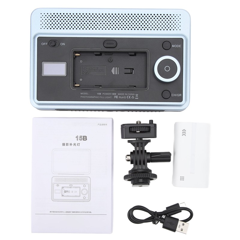 Fill Light LED 2200mah 18W 2800K‑6800K Portable Photography Lighting for