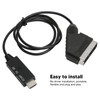 SCART to HD Multimedia Interface Converter, HD 1080P Video Adapter