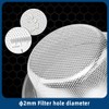 (2PCS) haodex Stainless Steel Kitchen Sink Strainer with Handle,Outer Diameter