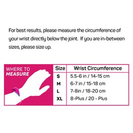 OS1st WS6 Performance Wrist Sleeve (Single Sleeve) for Carpal Tunnel Syndrome, Wrist Pain, Wrist Strain and Arthritis