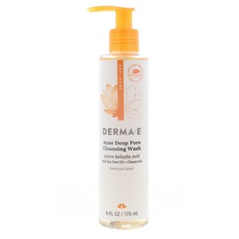 Derma-E Acne Deep Pore Cleansing Wash, 6 oz, Pack of 2