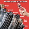 AstraVox White Lithium Grease, Multi-Purpose Lubricant Lithium Grease with Brush