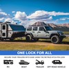RETRUE Trailer Hitch Locks, 5/8" Locking Hitch Pin for 2