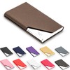 Waylipun Business Card Holder, Luxury PU Leather Premium Business Card