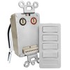 X10 PRO 4-Button Keypad Plus Transmitter Base Kit (XPT4-W-NS)