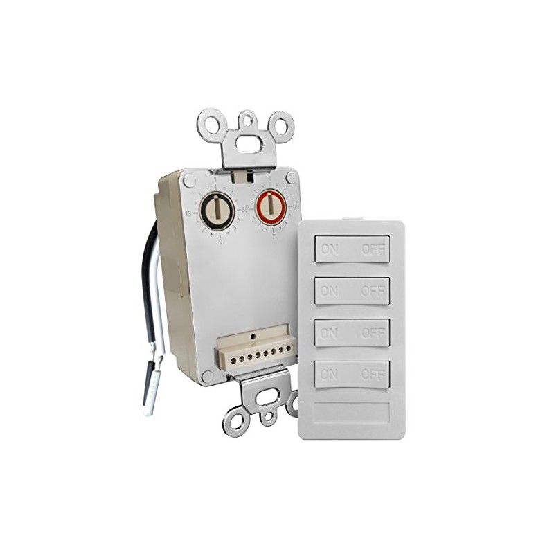 X10 PRO 4-Button Keypad Plus Transmitter Base Kit (XPT4-W-NS)