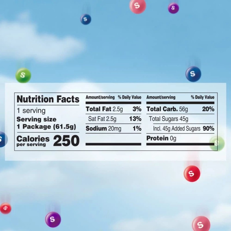 Skittles Wild Berry Skittles Flavor 6Packs 2.17oz each