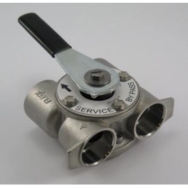 Fleck 5600 Bypass 3/4” Valve Stainless Steel